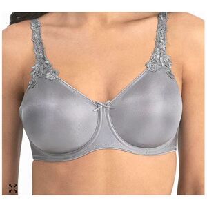 Set of 2 Dominique Mystique Unlined Underwire Minimizer Bras | 42D | Nude & Grey